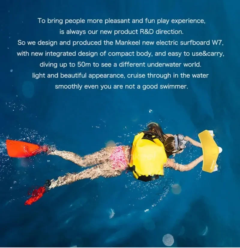 W7 Fast Subacqueo Electric Da 300W 500W Sublue Jet Underwater Scooter Msds Approved Acqua Seascooter Sea Underwater Scooter