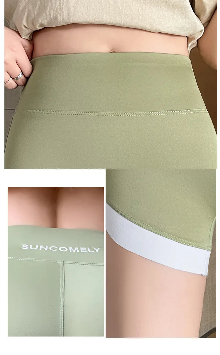 Summer Shark Pants Women Thin Style Leggings High Waist Hip Liftting Traceless Safety Pants Quick Drying and Breathable Shorts