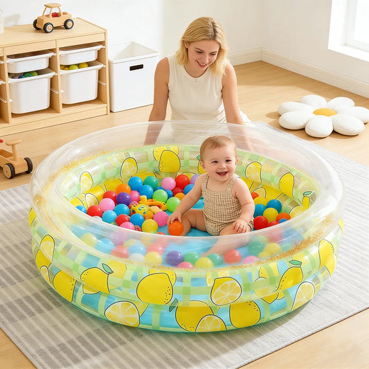 1pcs Inflatable Bathtub Swimming Pool Inflatable Pool Retro Blow Up Swimming Pool Family Cute Thickened Water Pool ﻿ ﻿