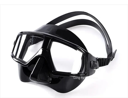 Freediving Mask Half Face Light Weight Low Volume Free Diving Goggles Silica Gel Diving Equipment