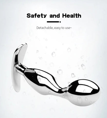 Metal Anchor Base Anal Plug outdoor Butt Plug Stainless Dildos Women'S Vaginal Plug Adult Couple Gay Masturbating Intimate Toys