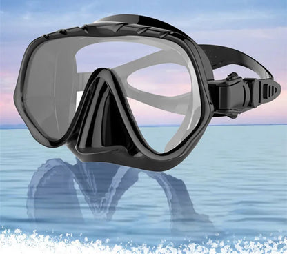 New Brand Professional Brand Diving Mask Seal Silicone Skirt Strap Snorkel Scuba Goggle With Great Vision Tempered Glass Adult