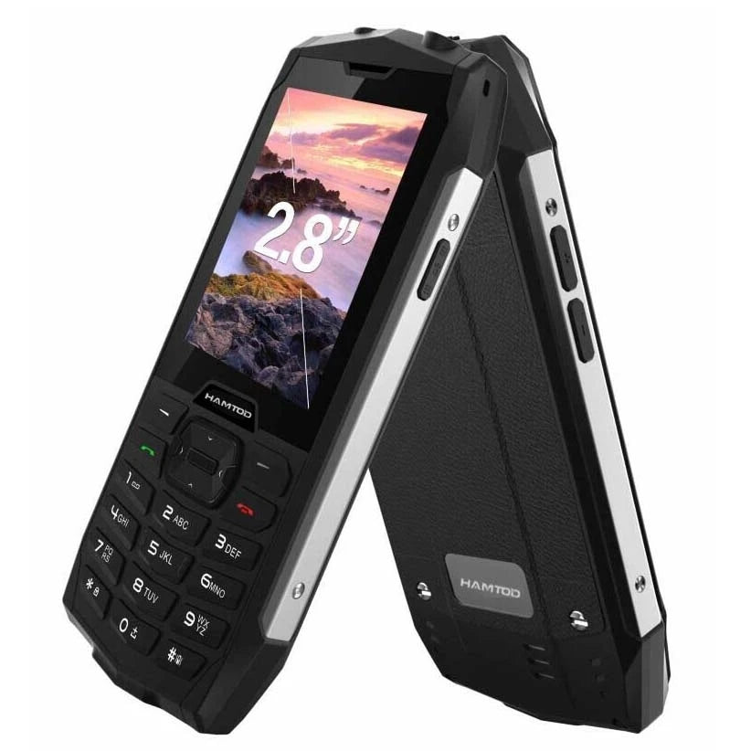HAMTOD H3 Rugged Phone 2.8 inch HD Screen Quad-core 2000mAh Battery 0.3MP Camera 4G VoLTE