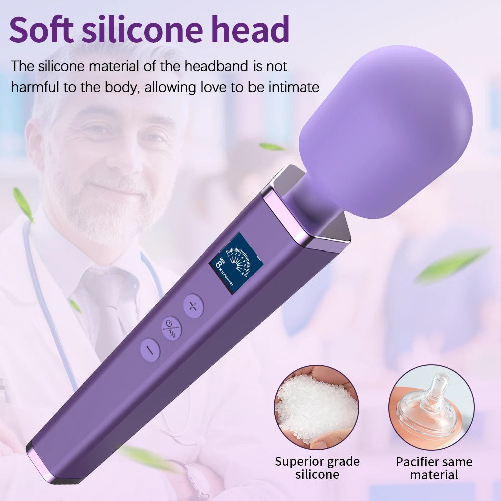 Sex Machine Powerful Clitoral Vibrator Sex Toys for Women AV Magic Wand Massage Stick Vibtator for Women  Adult Toy  Dildo