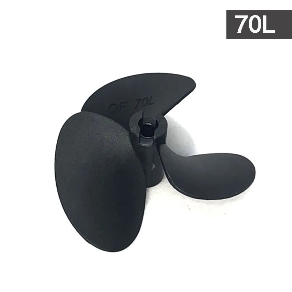 YSIDO 70mm 80mm 90mm 100mm CW/CCW 5.0mm Three Blades Paddle Propeller for RC Boat Simulated Ship Underwater Drone