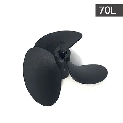 YSIDO 70mm 80mm 90mm 100mm CW/CCW 5.0mm Three Blades Paddle Propeller for RC Boat Simulated Ship Underwater Drone