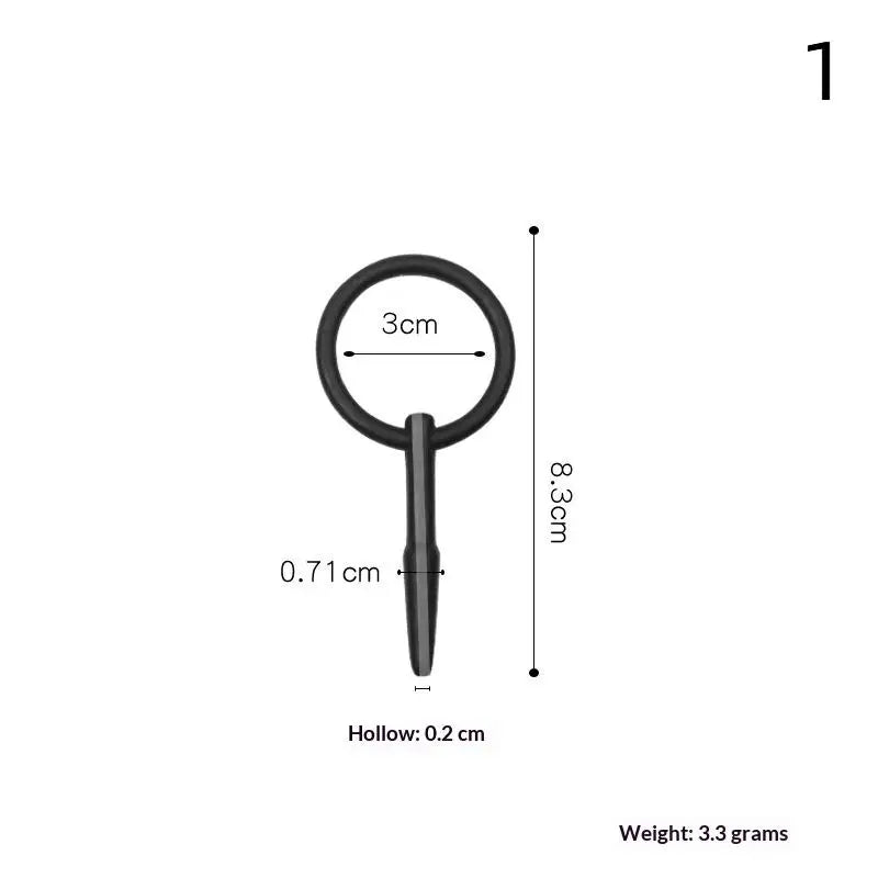Adult Products Sex Toys For Couple Urethral Plug Beads Butt Plug Silicone Masturbation Inertia Flexible Penis Plug Massager