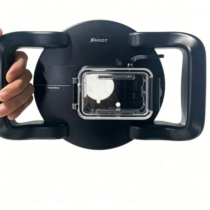 Underwater Dome Port for DJI osmo action4/5 Pro/6 Camera, Anti- Scratch Acrylic Material, Well-Designed Hatch Closure System