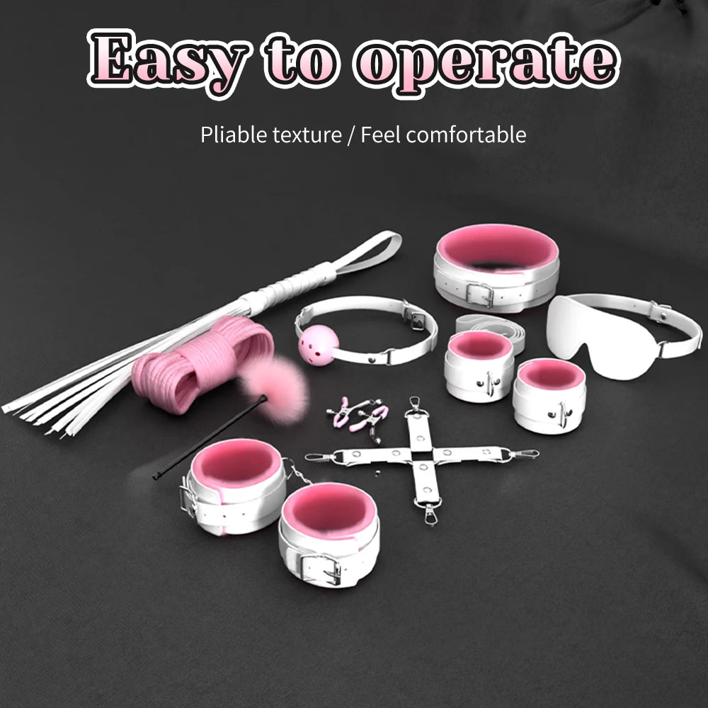 Sex toys for women BDSM sexual couples kit Adult Sexy Toys sexyshop erotic accessories handcuffs for session Anal plug sex game
