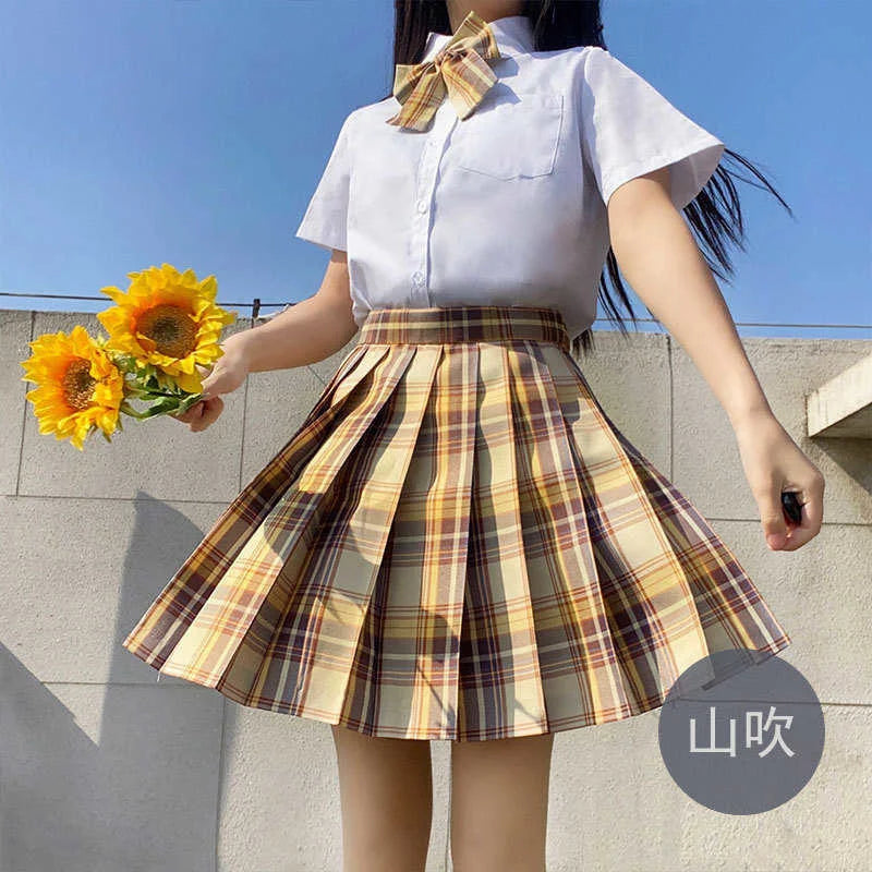 Pleated Skirt Autumn Winter Mini Skirts Womens 2024 Summer Plaid Skirt Tennis Skirt White Sexy Black Skirt Goth School Y2k Jupe