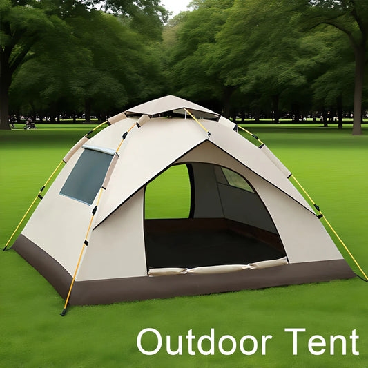 2-4 Person Outdoor Folding Tent Quick Automati Opening Self-driving Wild Camping Tent Waterproof Sunscreen Portable Tent
