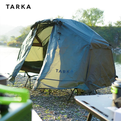 TARKA Camping Bed Tent Set  Inner Outer Tent for Wild Hiking Portable Solo Outdoor Camping Shelter One Person Tent ﻿