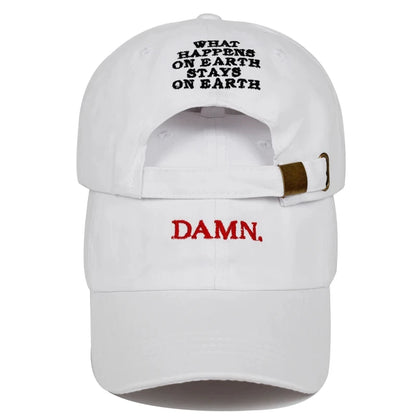 DAMN-Embroidered Hats for Men and Women, Hip Hop, ShinCharacter Lamar, Unstructured , Baseball Cap.