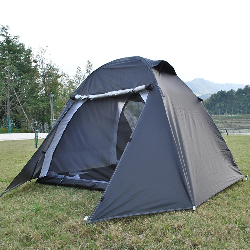 Camping Tent with Rainfly, 2, 3 Person Tent, Set up in 10 Mins, Weatherproof Tent for Camping, Festivals, Backyard, 2 Layers