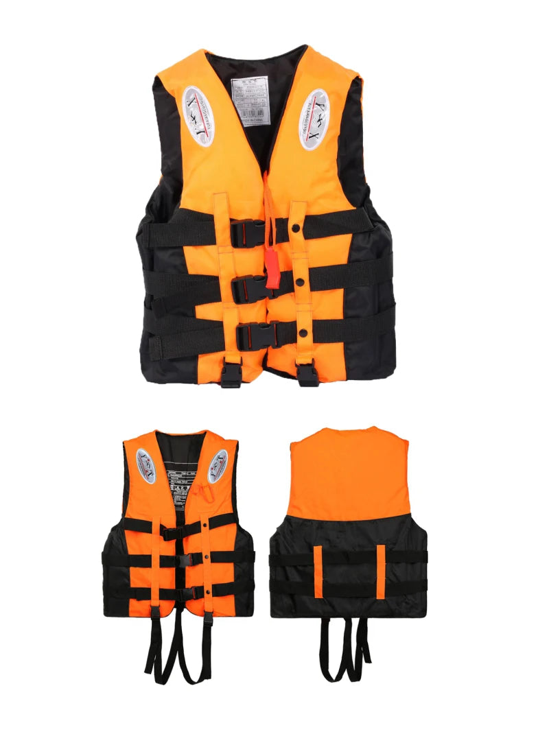 Life Jacket for Adults, Water Sports Safety Vests, Surf Lifeguard, Kayaking and Water Sports, 120 kg