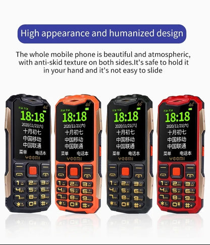 New Yeemi K1+ Mobile Phone 2.4inches GSM 2G Big Button Mp3/Mp4 Loud Voice Dual SIM Cards 4G Original Cellphone for Elderly
