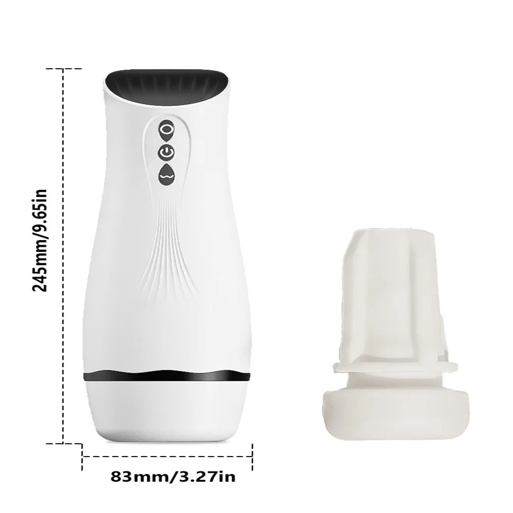 Automatic Sucking Male Masturbator Vibration Blowjob Machine Masturbation Cup Pocket Pussy Penis Pump SexToy Adult Goods for Men