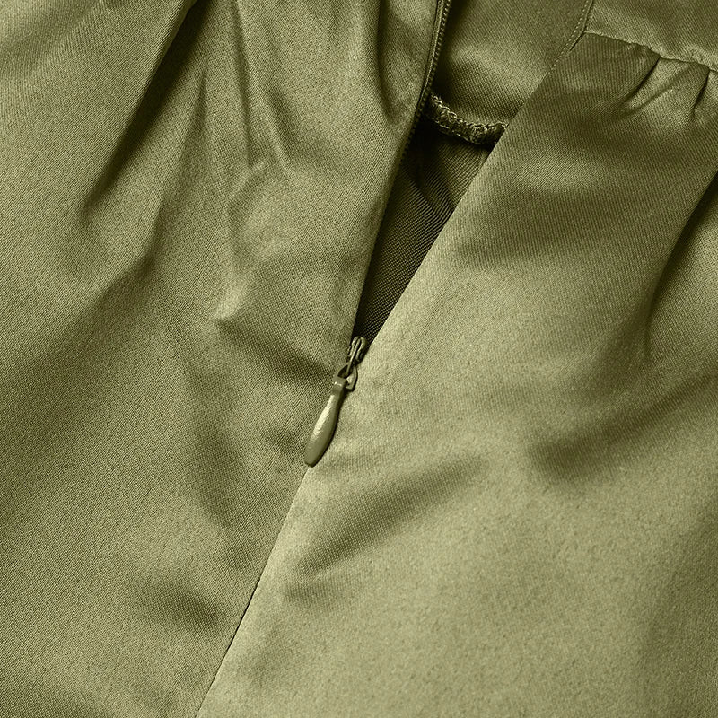 ZANZEA Bohemian Women Satin Silk Black Long Skirts Elegant Solid A-Line Party Jupes Femme Waist Zipper Oversized Casual Dresses