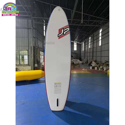 Water Paddle Boat PVC Tarpaulin Inflatable Surfing Board For Rental