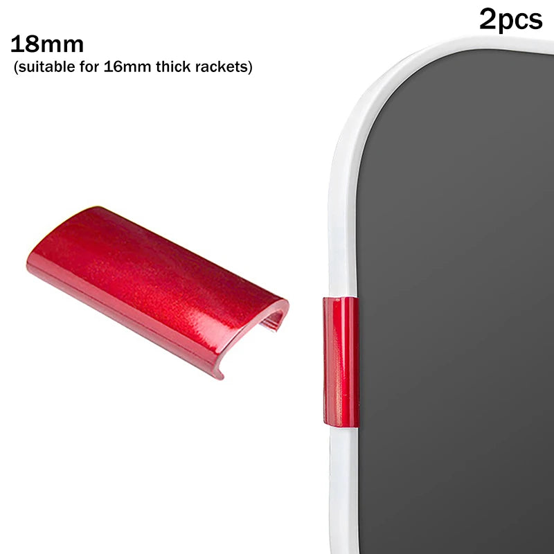 Pickleball Buckle Replace Supplies, 1/2Pcs 45x18 Mm Snap Fastener Clip, Decorative Weighted Blocks for Racket.