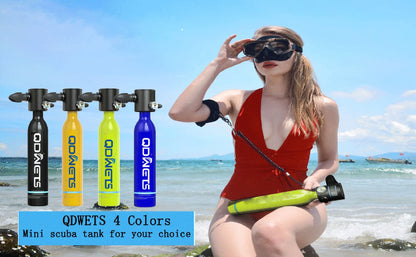 0.5L Mini Scuba Diving Tank 5-10 Minutes Lung Tank with diving mask Snorkel Air Snorkeling Equipment Outdoor Oxygen