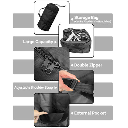 Folding Bike Travel Bag Bicycle Portable Transport Carrying Case for 14-16 inch / 20-22 inch / 21-26 inch Bycicle Accessories