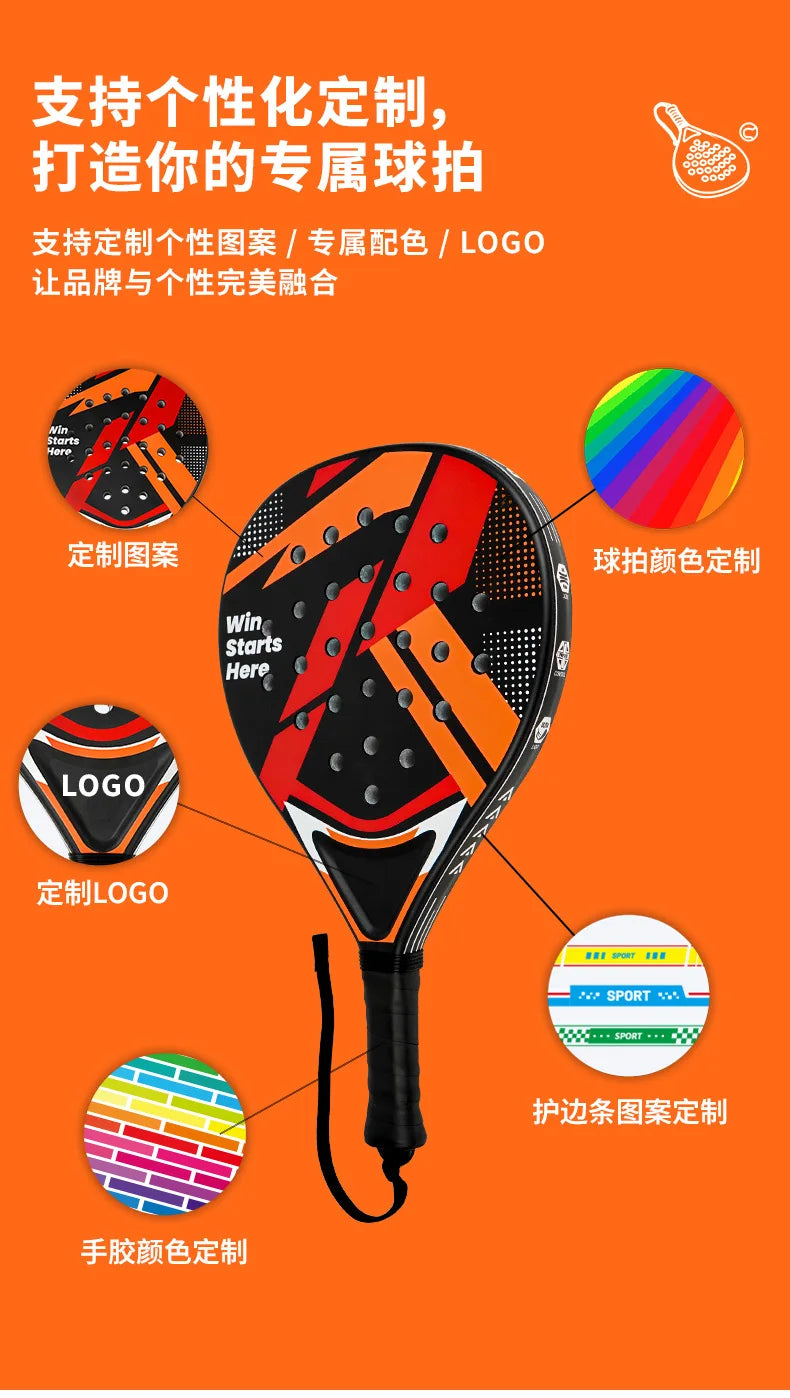 2026 ABS pala padel racket raquete beach tennis racket  pickleball padel accessories outdoors deportes pickleball paddle beach