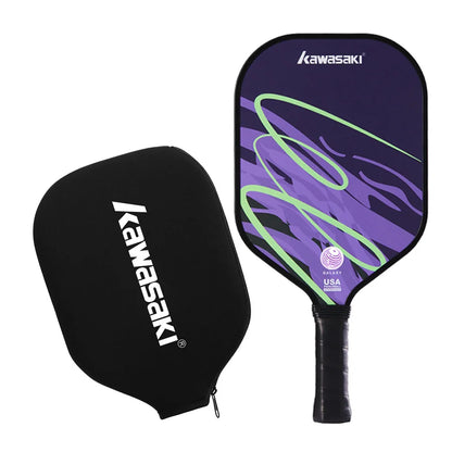 Kawasaki 2025 NEW Galaxy Pickleball Racket Ultra Lightweight Fiberglass Surface Entry-Level pickleball paddle 15mm