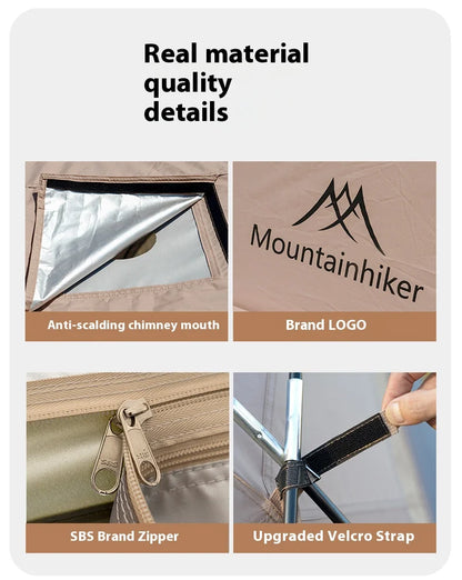 Mountainhiker outdoor camping tent car large shading dome shading family four seasons waterproof anti-mosquito net equipment