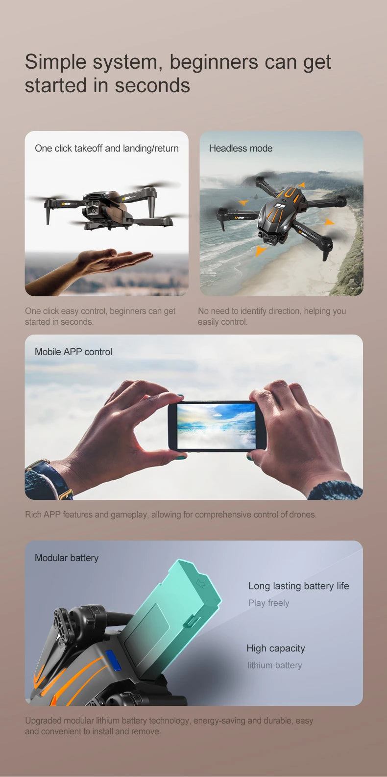 VIVO D88 Drone 8K Aerial HD Dual Camera Photography Intelligent Obstacle Avoidance Brushless Motor 5G WIFI GPS Return VR Drone