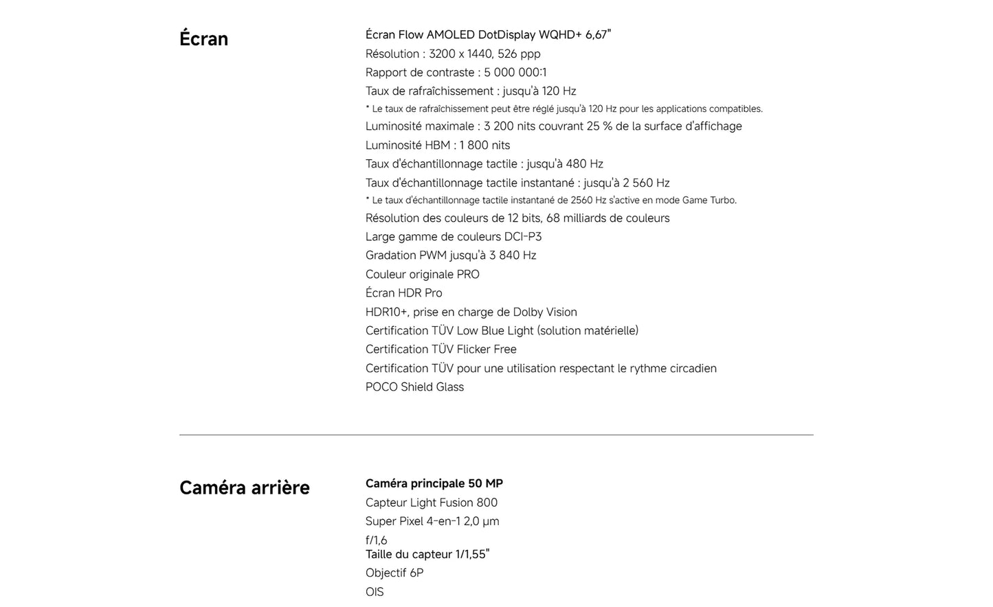 [Official] POCO F7 Ultra | Snapdragon®8 Elite top range, VisionBoost D7 Chipset, HyperCharge wired 120 W and wireless 50 W