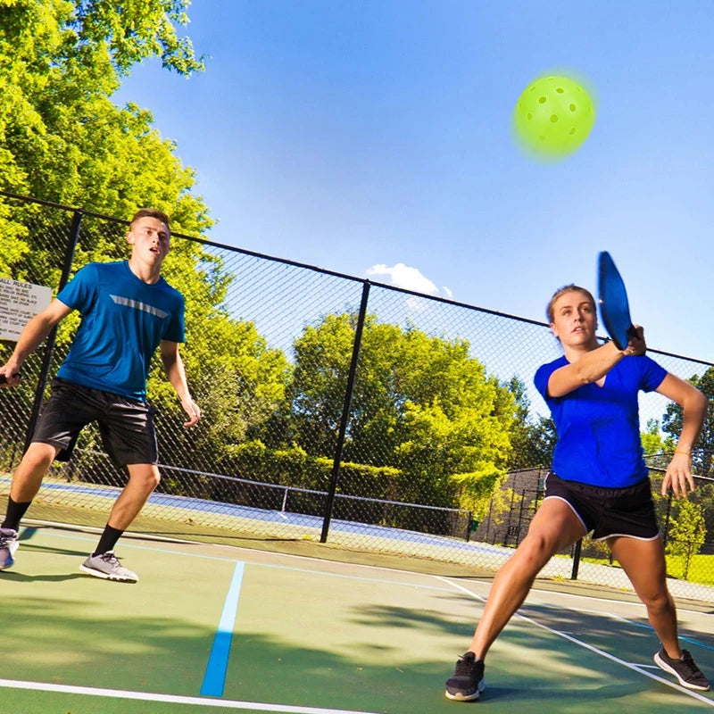 1/3pcs Pickleball Balls Outdoor 48Holes Training Pickleball Accessories 74mm Standard Pickle Balls For Training Competition