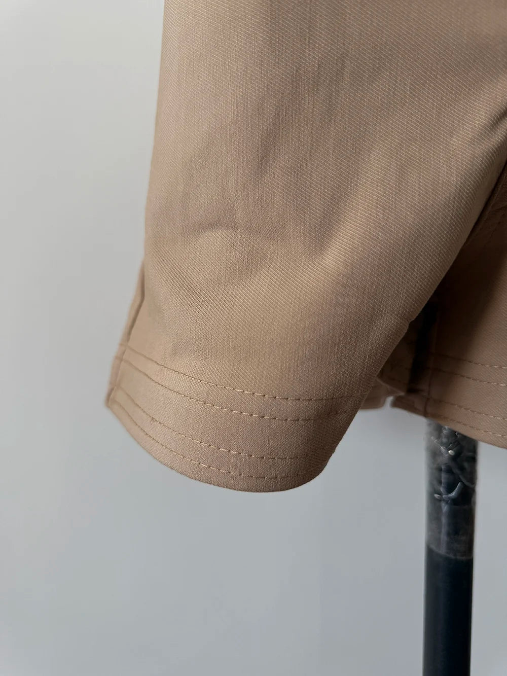 Khaki Casual Pants for Women Autumn and Winter Outerwear Booty Shorts Hips Elastic Tight Design High Waist Slimming Shorts Women