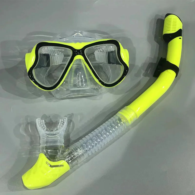 Diving Masks for Adults Snorkeling Breath Tube Set Glasses for Women Men Anti-slip Buckle Masks