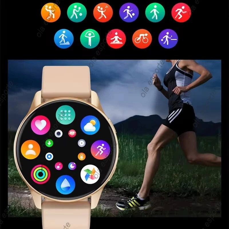 Women Bluetooth Call Smart Watch Heart Rate Blood Oxygen Monitor Smartwatches Waterproof Sports Men Smartwatch For Android IOS