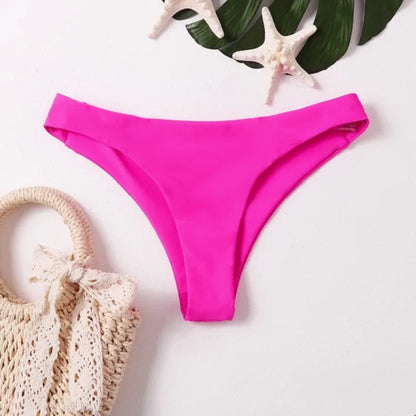 Women's Sexy Tube Top Bow Split Bikini Swimsuit Swim Trunks Swimming Suit for Women Swimming Suit for Women