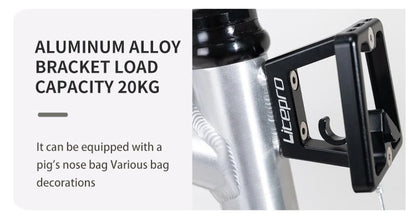 Litepro S9 Aluminum Alloy Frame 16 Inch 9 Speed Tri-fold Bicycle S /Y BAR Light Weight Foldable Bicycle Mini Folding Bike