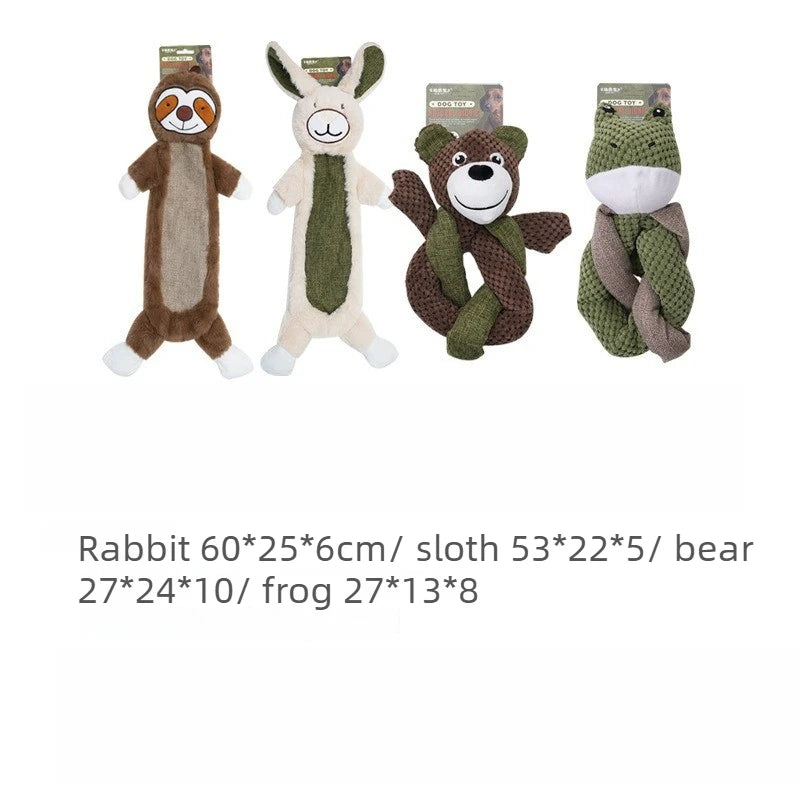 Dog Voice Toys for Self Pleasure Relieve Boredom Grind Teeth Bite Resistant and Plush Medium To Large Dogs