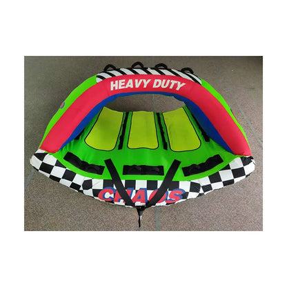 Adventurers Inflatable Towable Pull Behind Boats Tubes water ski water toys paddle for lake river sea