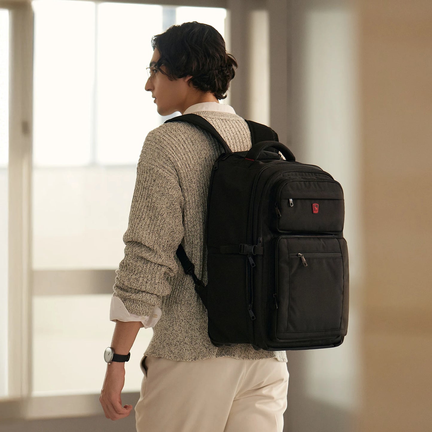 OIWAS Fashion Travel Business Backpack With Lever And Roller Function,Large Capacity Travel Set,Suitable For Both Men And Women