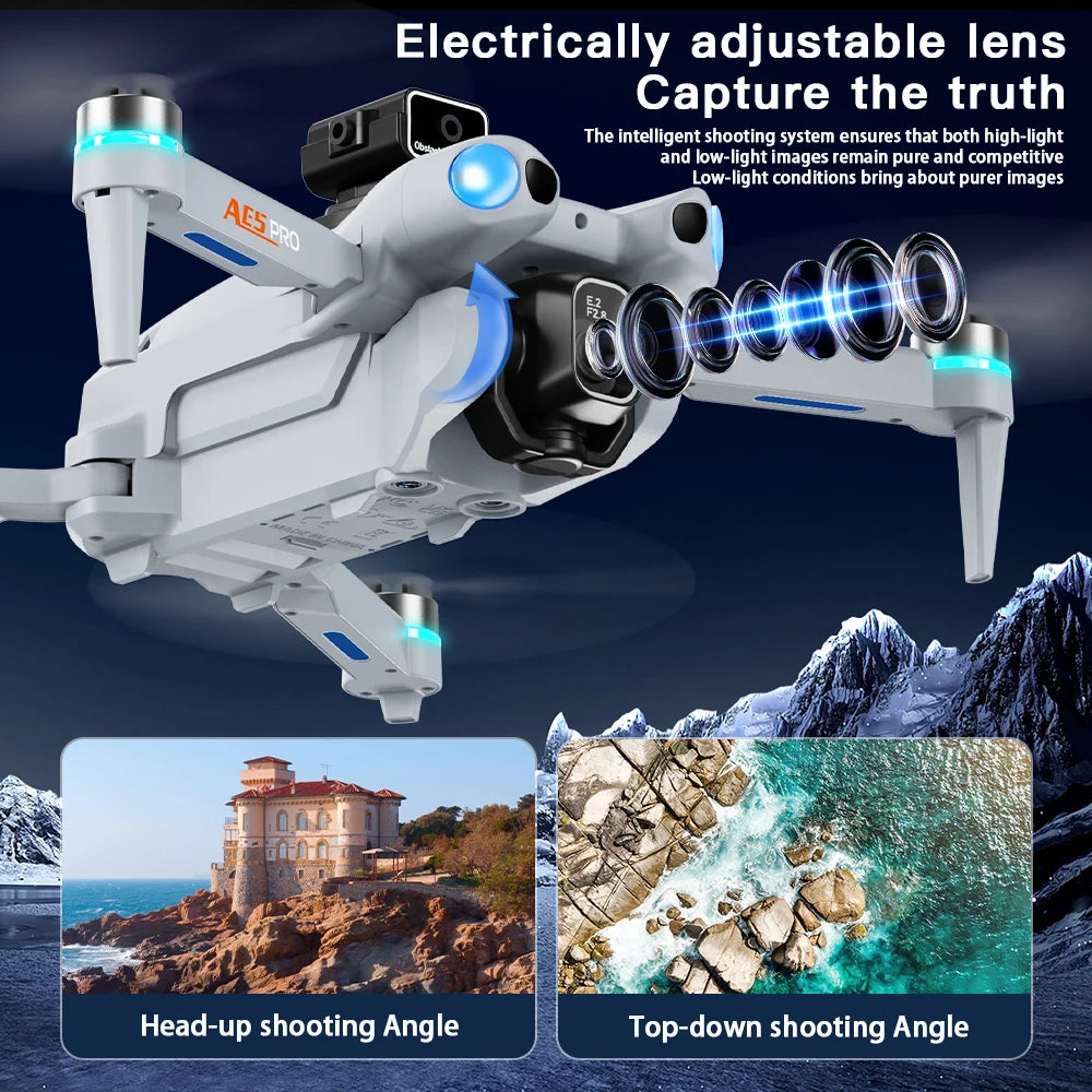 2026 Drone  Optical Flow Drone with Camera HD Camera Foldable Brushless Dron Helicopter WIFI Aerial Photography