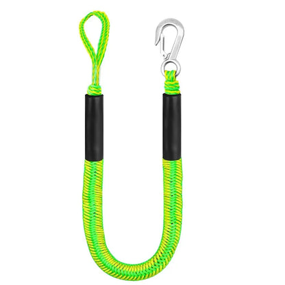 4FT Kayak Boat Bungee Elastic 3 Colors Watercraft Sea Doos Jet Ski Pontoon Power Boat Mooring Rope Outdoor Accessories