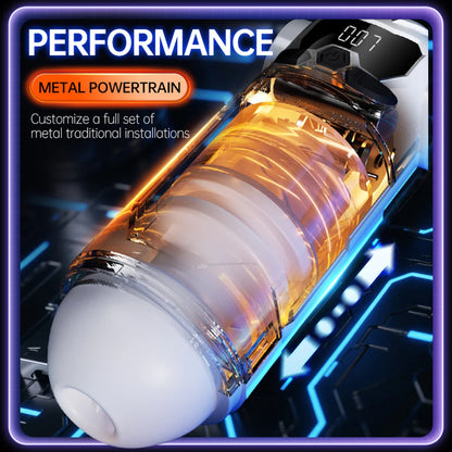 Masturbator Adult Sex Toys for Men 3 in 1 Automatic Thrusting Sucking Vibration Mode Blowjob Simulated Vagina Male Sex Supplies