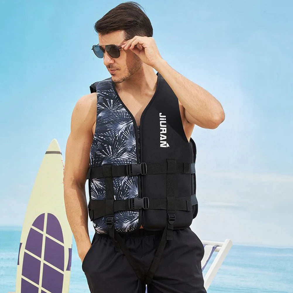 Neoprene Life Jacket Adult Children Life Vest Water Safe Fishing Vest Kayaking Boating Swimming Surfing Drifting Safe Life Vest