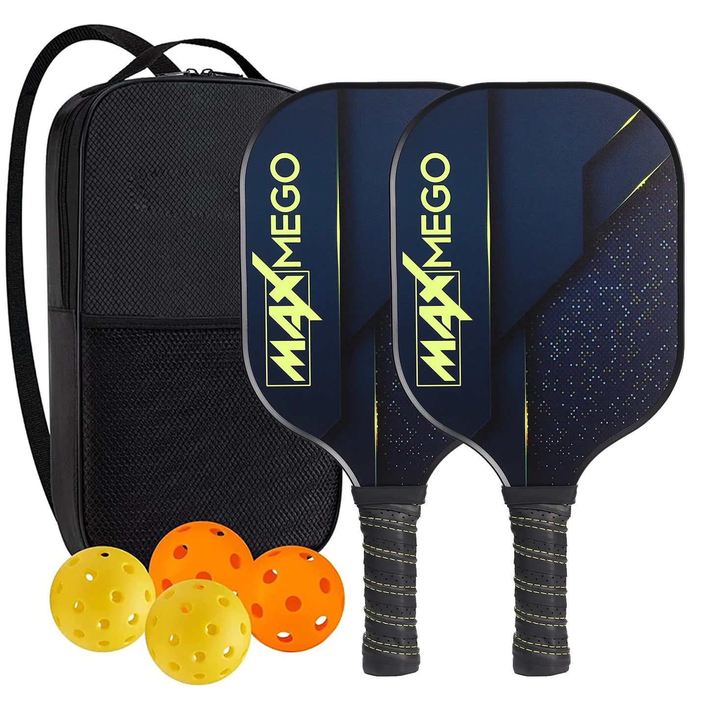 Pickleball Paddle Carbon Fiber USAPA Approved Pickleball Set Sports 6 pieces with packaging Outdoor Beach Tennis Racket