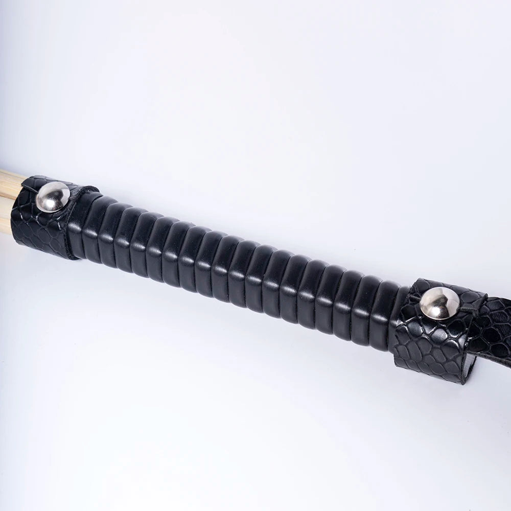 Adult Aex SM Products Black and Red Handle Queen Adjustment Tools Spanking Soft Wash Rattan Loose Whip for Women and Couple Play