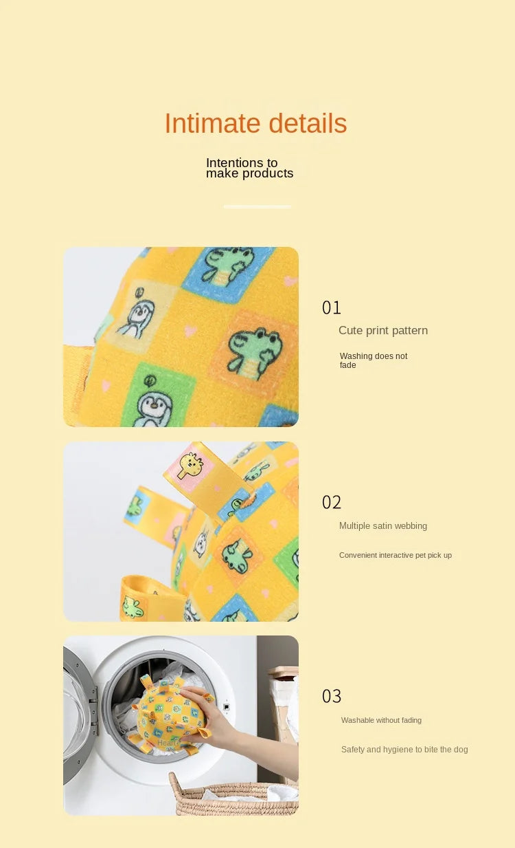 Dog Toy Sound Pet Durable Chew Teeth Grinding Boredom Relief Artifact Puppy Small Dog Self-Entertainment Bell Ball