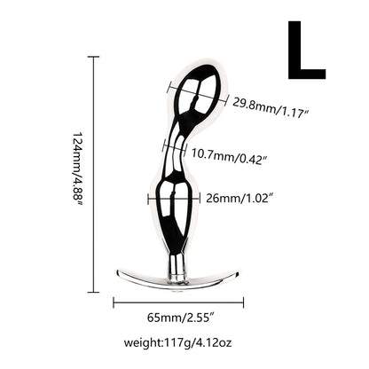 Metal Anchor Base Anal Plug outdoor Butt Plug Stainless Dildos Women'S Vaginal Plug Adult Couple Gay Masturbating Intimate Toys