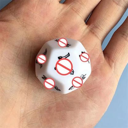 12 Sides Sex Toys for Couples Funny Sex Dice Adult Game Erotic Love Sexy Posture Foreplay Lovers Humour Game Toy Romantic Party