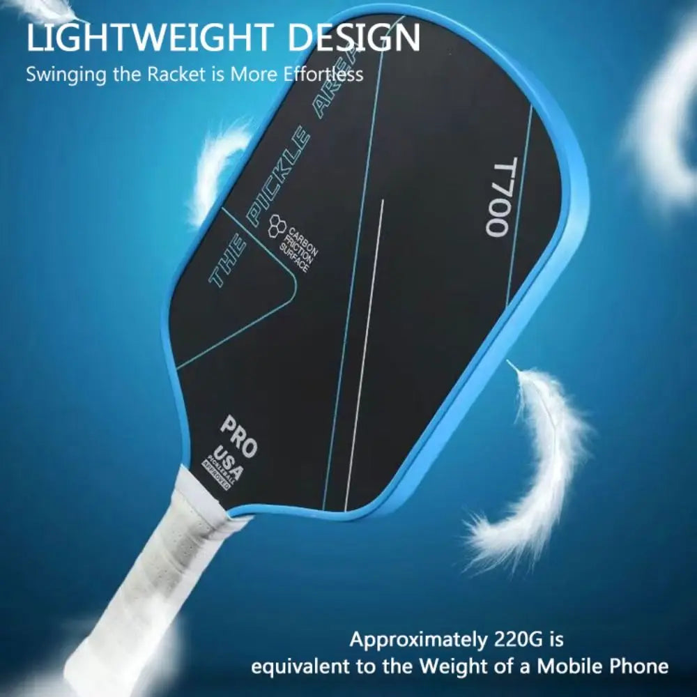 Fashion T700 Pickleball Paddle Carbon Fiber 16MM Pickleball Rackets Set Lightweight USAPA Approved Professional Game Supplies